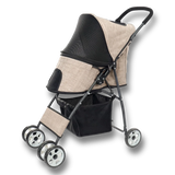 Poussette pour Chien Ultra Légère avec Roues Rotatives à 360°