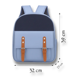 Dimensions du sac de transport bleu pour petit chien et chat : 32 x 26 x 39 cm