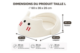 Dimensions panier chat taille L cocon peluche