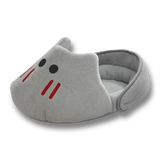 Panier chat gris cocon apaisant confortable