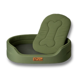 Panier pour chien avec coussin surélevé ergonomique soutien des articulations
